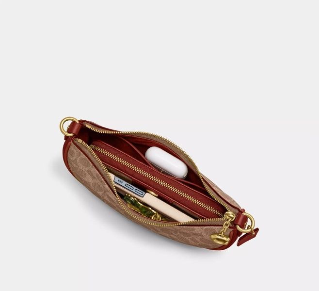 Сумка Coach Mira Shoulder In Signature Canvas 1048 фото