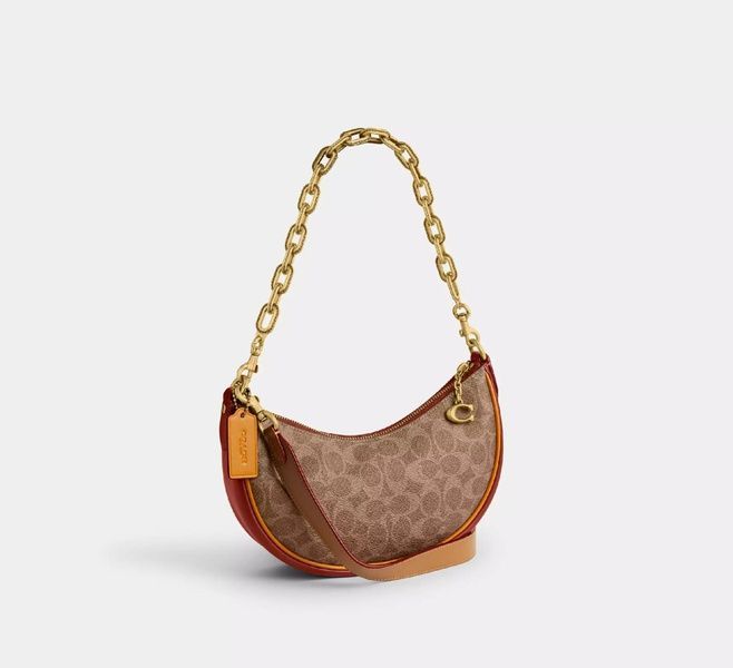 Сумка Coach Mira Shoulder In Signature Canvas 1048 фото