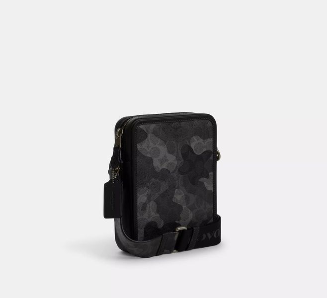 Сумка Coach Sullivan Crossbody Bag In Signature Camo Print, Gunmetal/Grey Multi 196395772681 фото